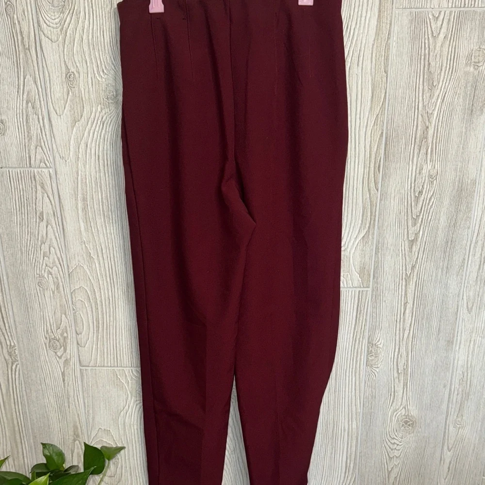 Express Women's Burgundy Pants - Picture 2 of 8